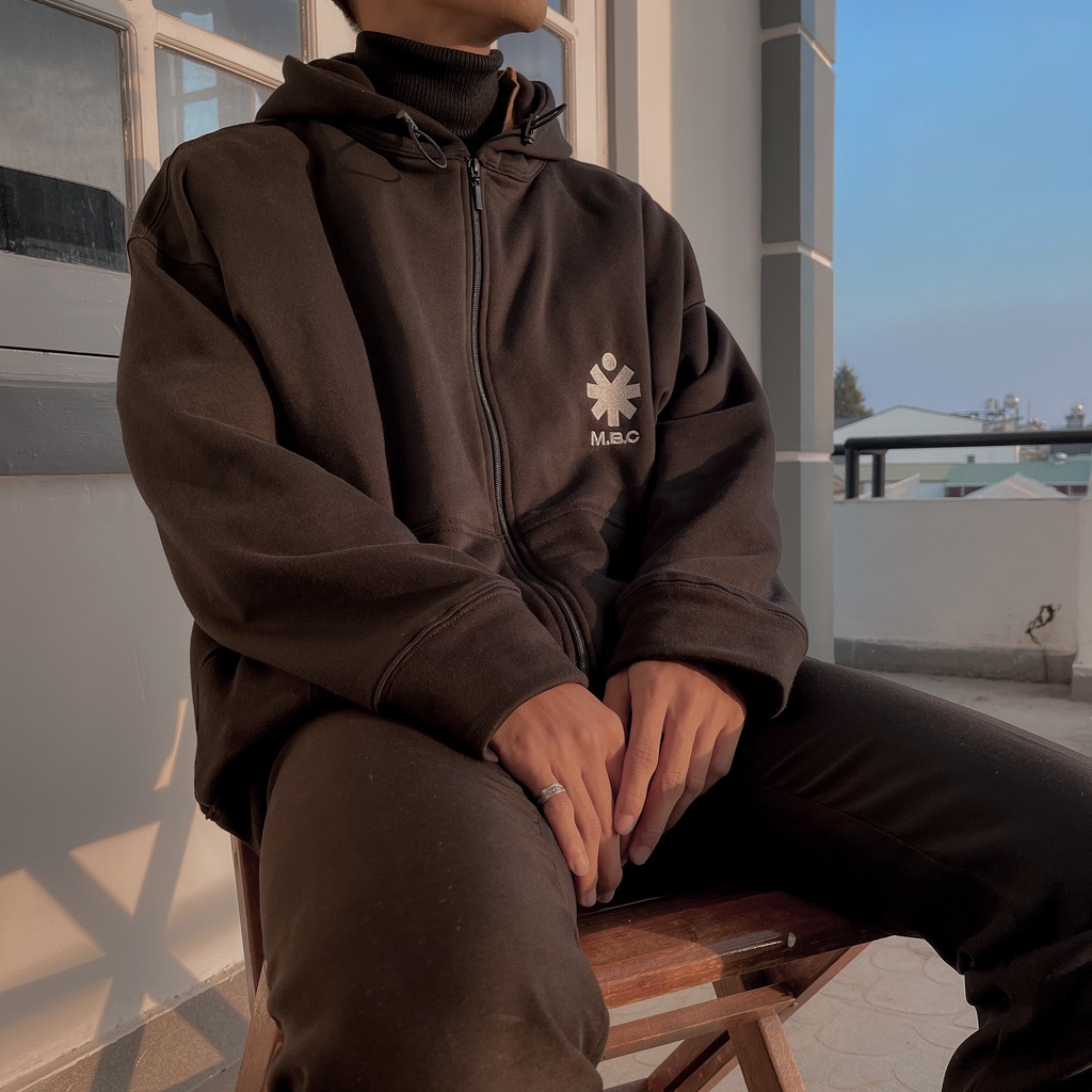 Áo Hoodie Zip MBC "Studio" - Đen | BigBuy360 - bigbuy360.vn