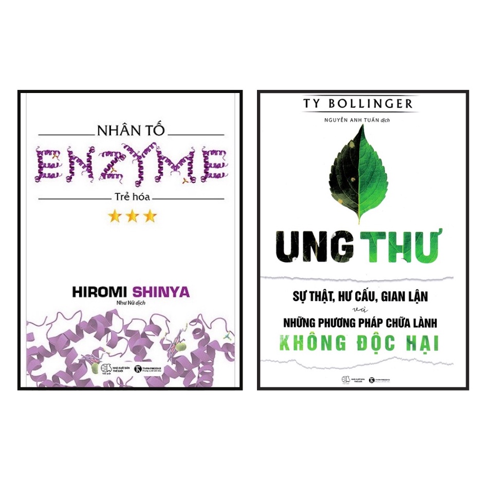 Sách - Combo Nhân Tố Enzyme - Trẻ Hóa + Ung Thư