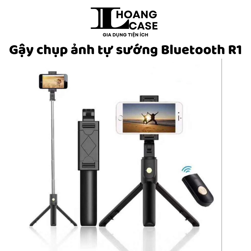 Gậy chụp ảnh tự sướng BLUETOOTH R1 3 chân đa năng tripod