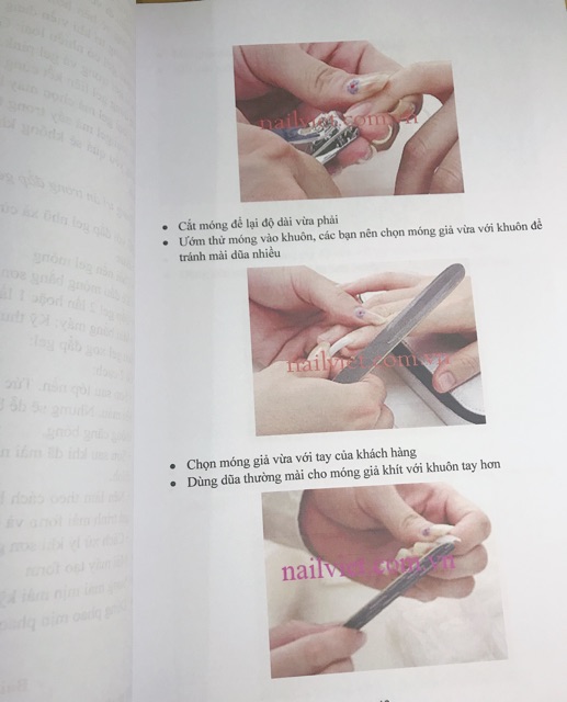 Lý thuyết, mẫu nail chọn lọc, quy trình dạy vẽ nail