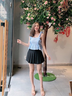Áo Kiểu Bèo Thắt Nơ 2 Bên