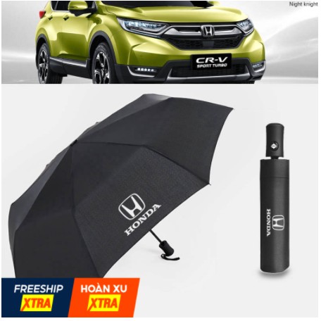 Ô Dù che mưa đi nắng Gấp xe hơi ô tô Honda Tự Động Chất Lượng Cao cấp dùng cho City Civic Fit Crv Accord