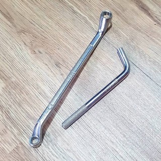 Bộ chỉnh cò xupap xe máy loại rẻ thép, loại tốt HOTSSMAN/ CENTURY + 2 đầu vòng 8-9 hiệu LUXTOP