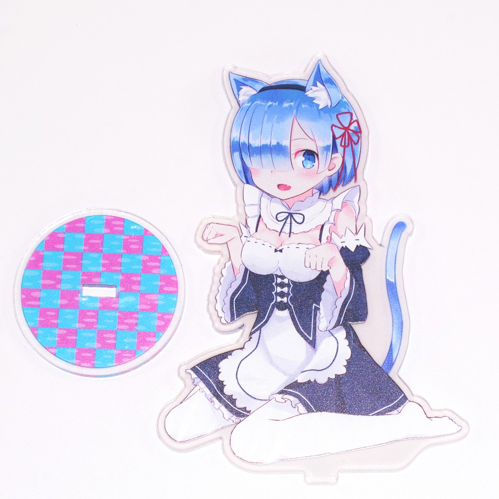 [thanh lý bán lỗ]Standee Tượng Mica Anime 15cm - Re:Zero [AAM] [PGN20]