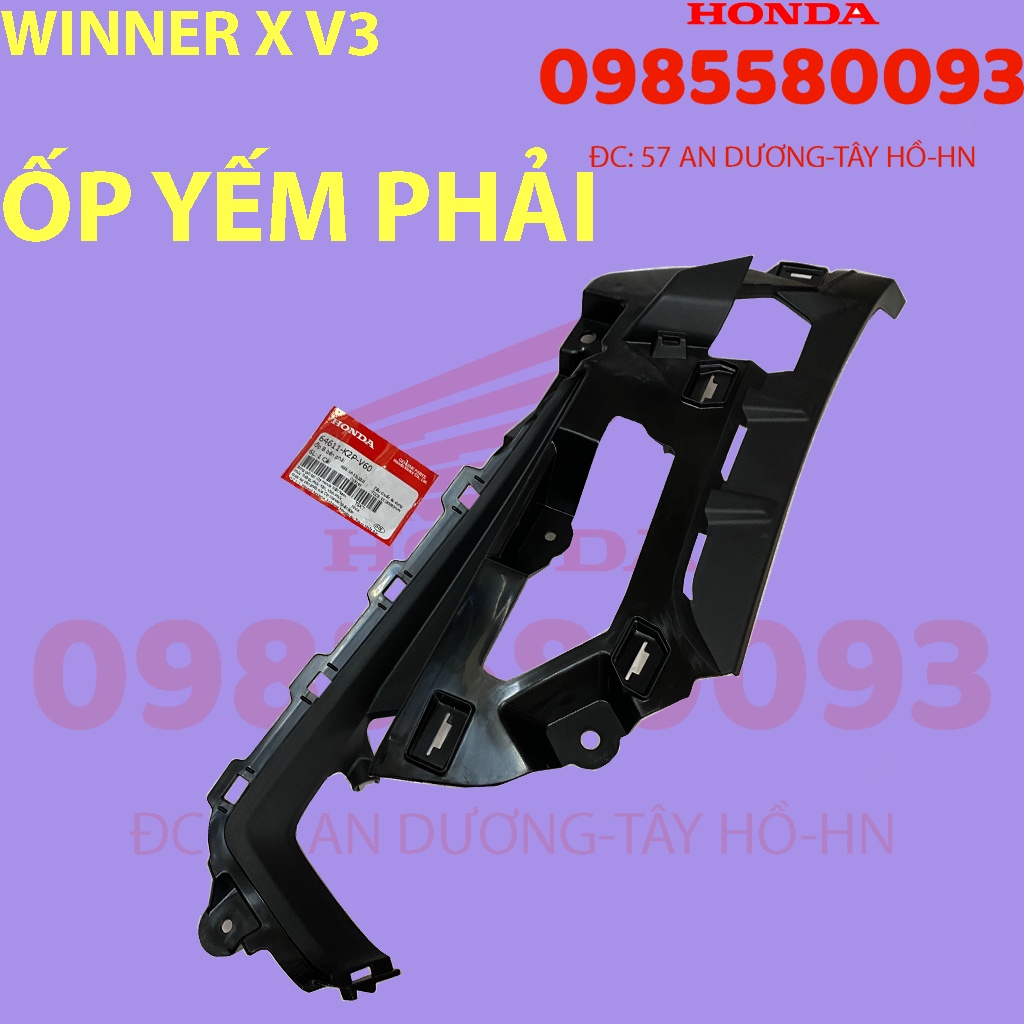 DÀN ÁO WINNER V3 2022 MÀU ĐEN BÓNG CHÍNH HÃNG HONDA