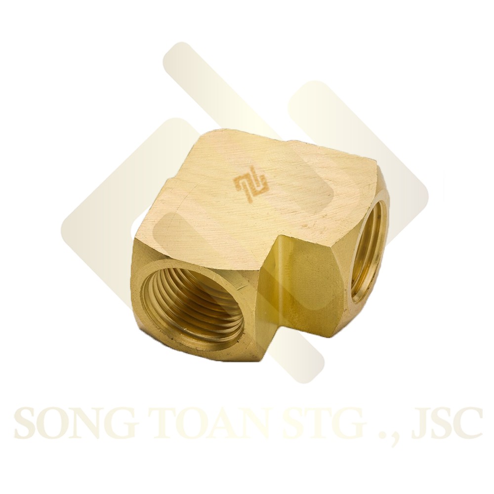 Co nối hai đầu ren trong bước ren dân dụng - Đồng phay nguyên khối (pipe female elbow) Cong 2 ren Cút 90 độ