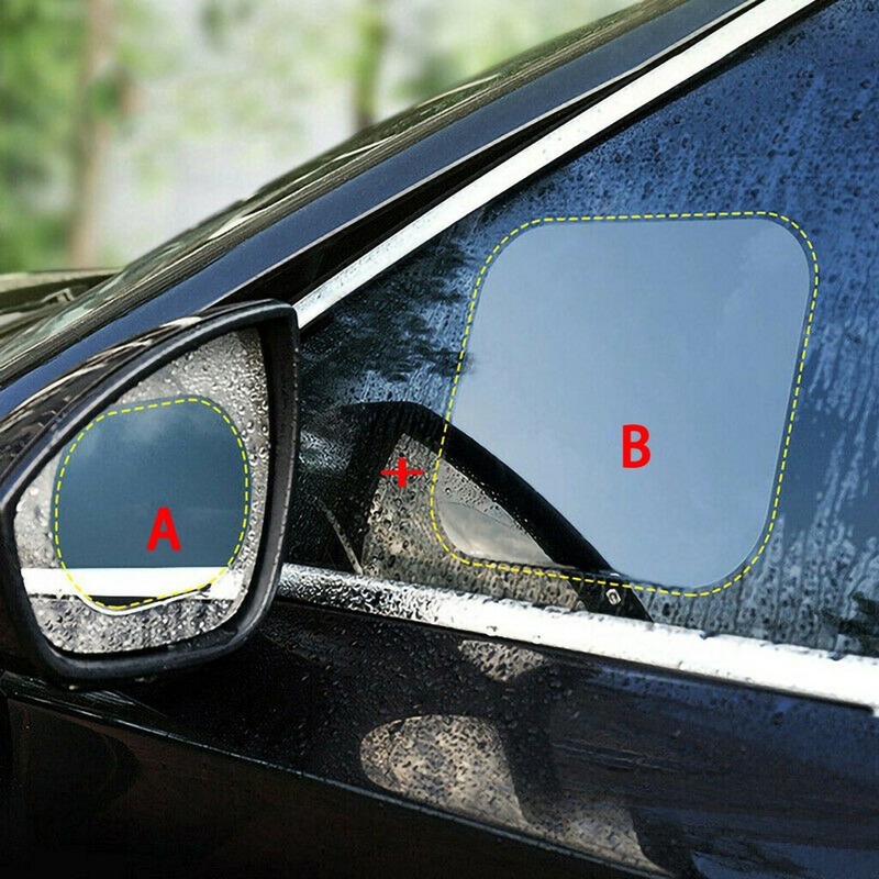 4 cái / bộ Phim bảo vệ cửa sổ bên ô tô Miếng dán chống thấm nước chống sương mù | BigBuy360 - bigbuy360.vn