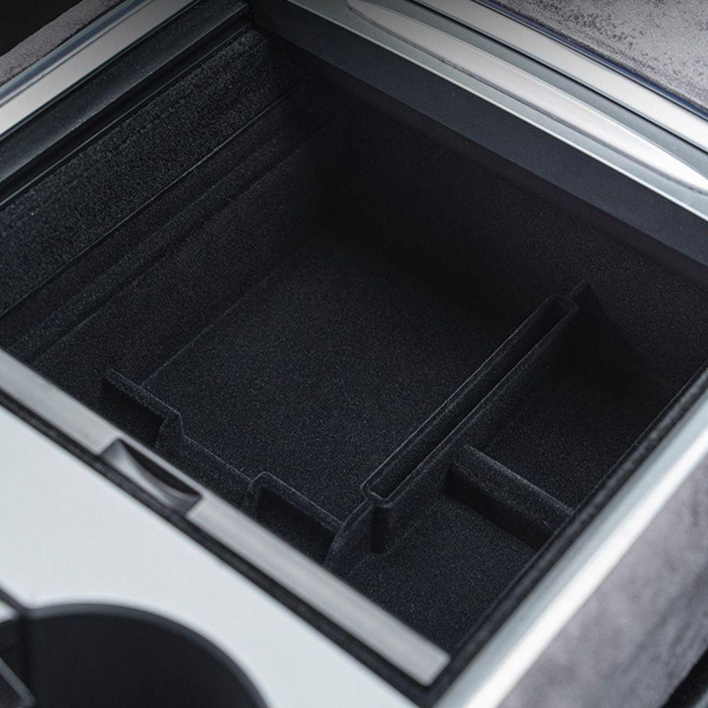 Hộp Đựng Cốc / Đồ Gác Tay Xe Hơi Tiện Dụng Cho Tesla Model 3 / Y 2021-2022