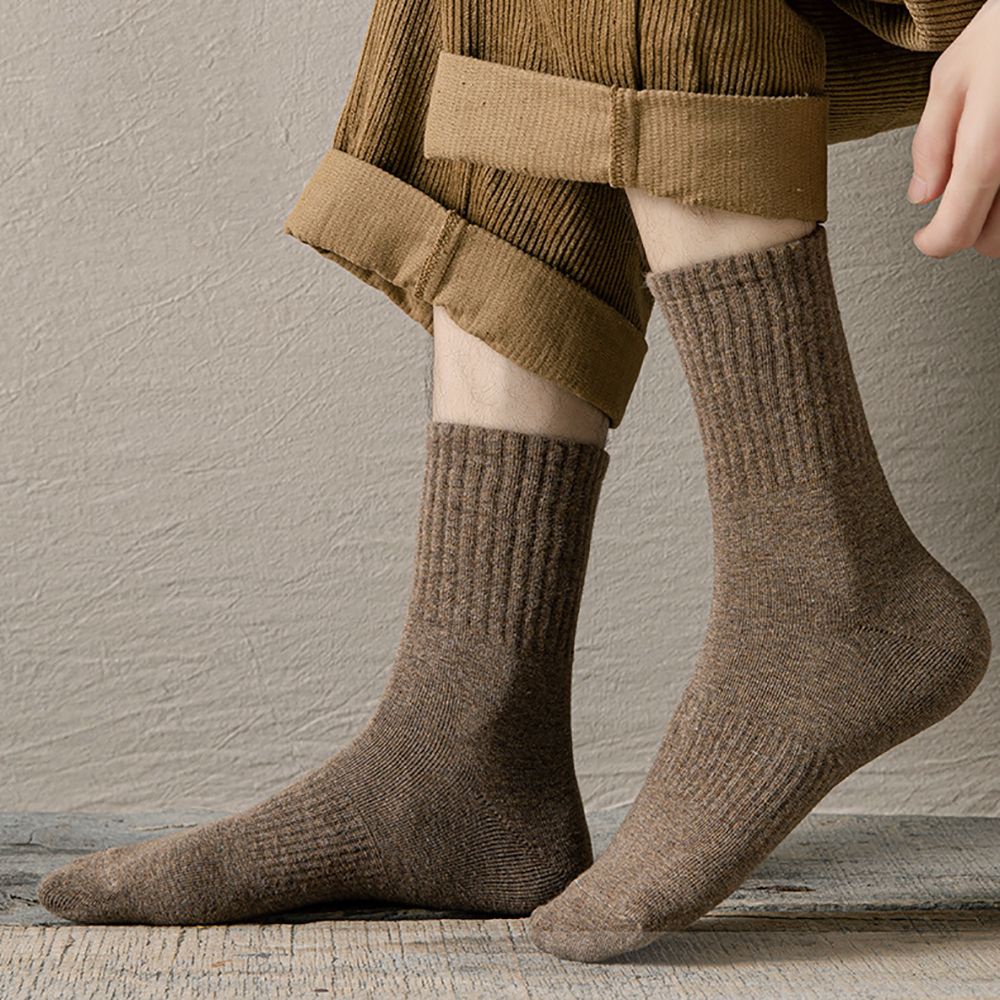 Vớ cotton cổ cao kẻ sọc mềm mại nhiều màu sắc phong cách Harajuku VANES1