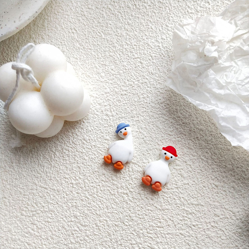 Bông Tai Hình Chú Vịt Ngộ Nghĩnh Đáng Yêu