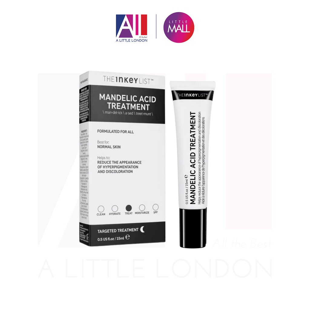 [TOP 1 SHOPEE]Tinh chất giảm thâm nám The Inkey List Mandelic Treatment 15ml (Bill Anh)
