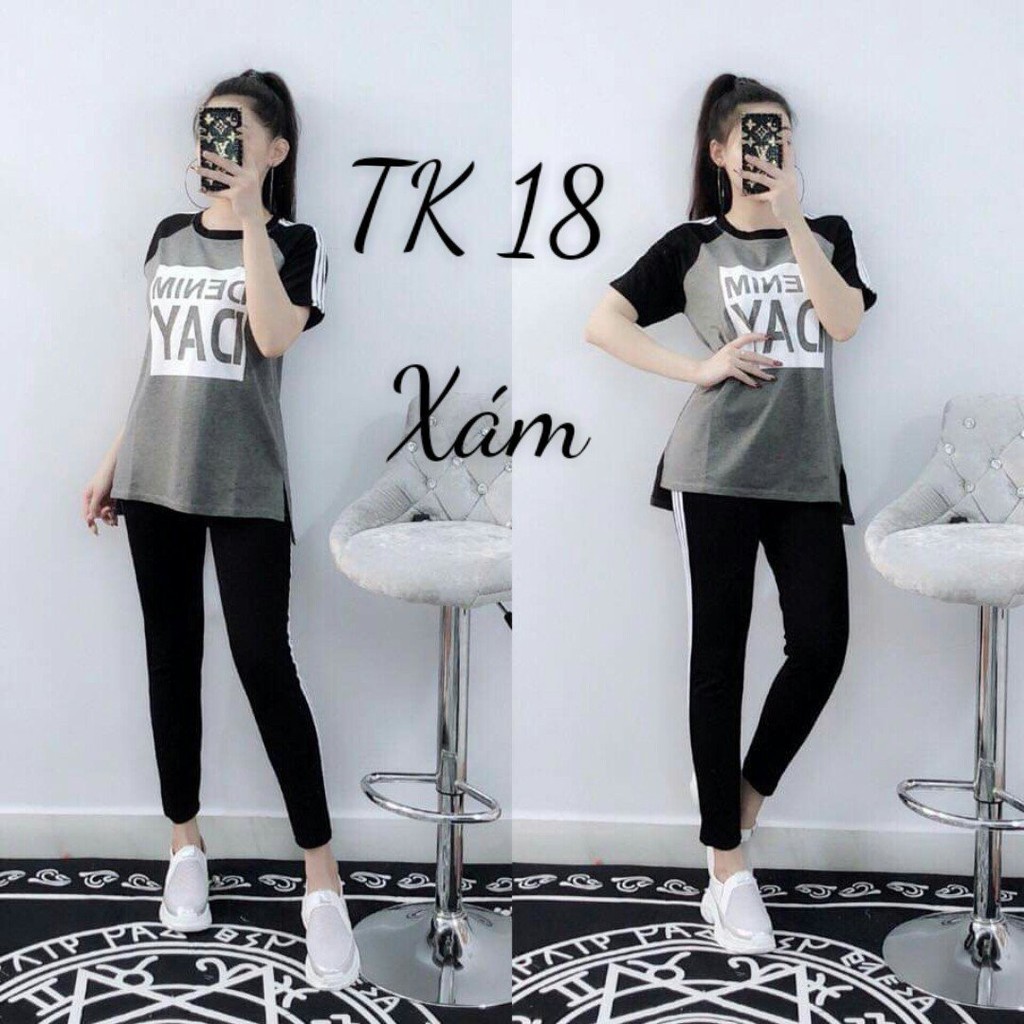 Đồ bộ mặc nhà nữ In chữ cực đẹp chất vải thun co dãn 4 chiều | BigBuy360 - bigbuy360.vn