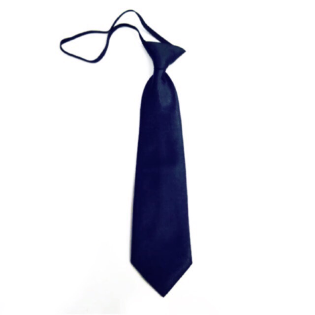 Cà vạt lười thắt sẵn unisex nam nữ xanh tím than