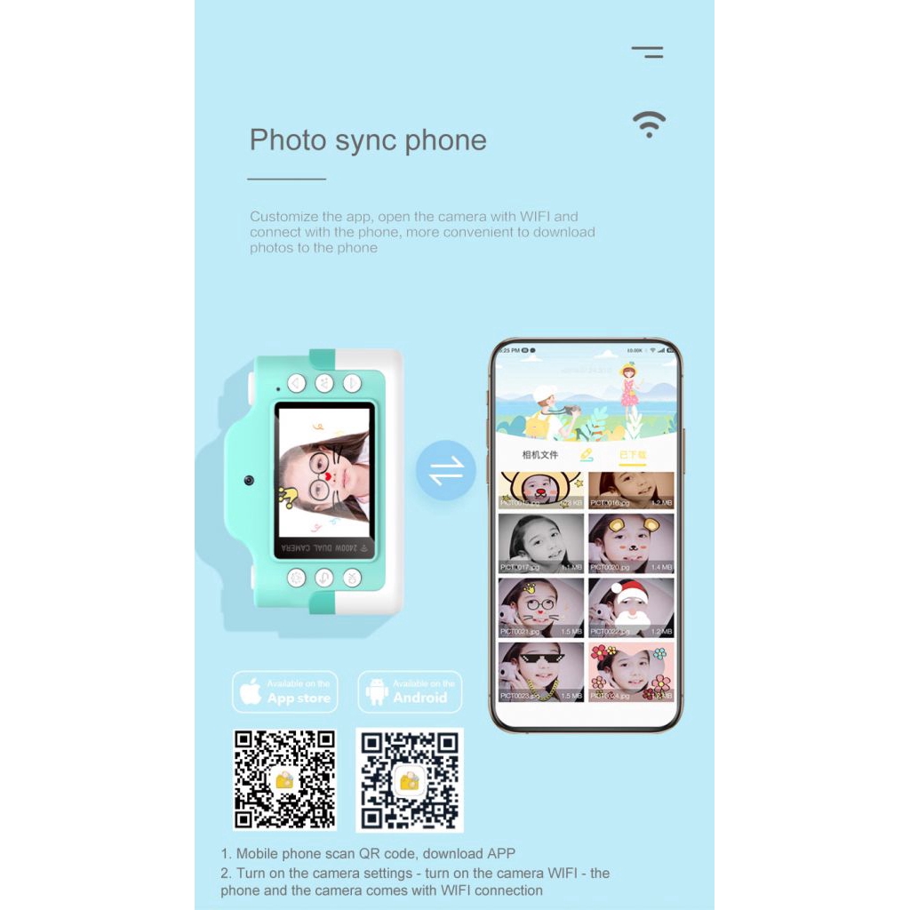 (3C) Máy Quay Phim Chống Sốc Hình Động Vật 8mp Cho Bé | BigBuy360 - bigbuy360.vn