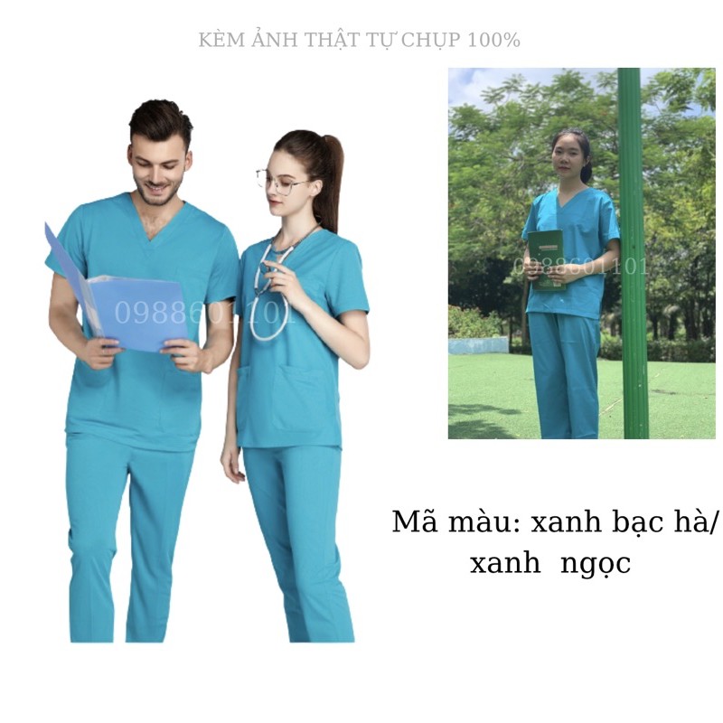 Bộ Scrubs cổ tim phòng mổ,  đồng phục Spa, phòng khám, Bác Sĩ, quần áo phòng mổ, đồng phục phẫu thuật VẢI CAO CẤP | BigBuy360 - bigbuy360.vn