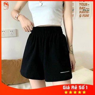 Quần short cạp cao ba màu-quần đùi nữ