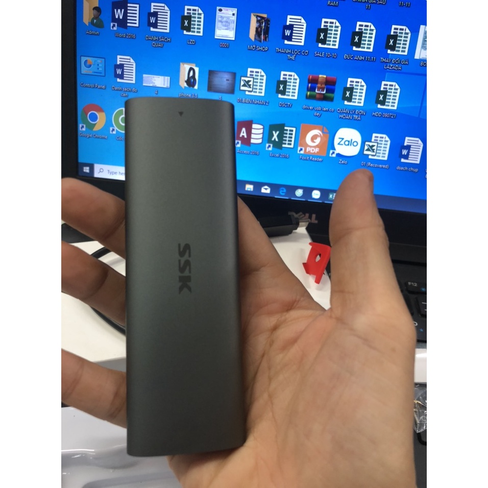 Box chuyển M2 SATA sang USB 3.0 SSK SHE-C321 , Bảo Hành 1 Năm- 1 Đổi 1