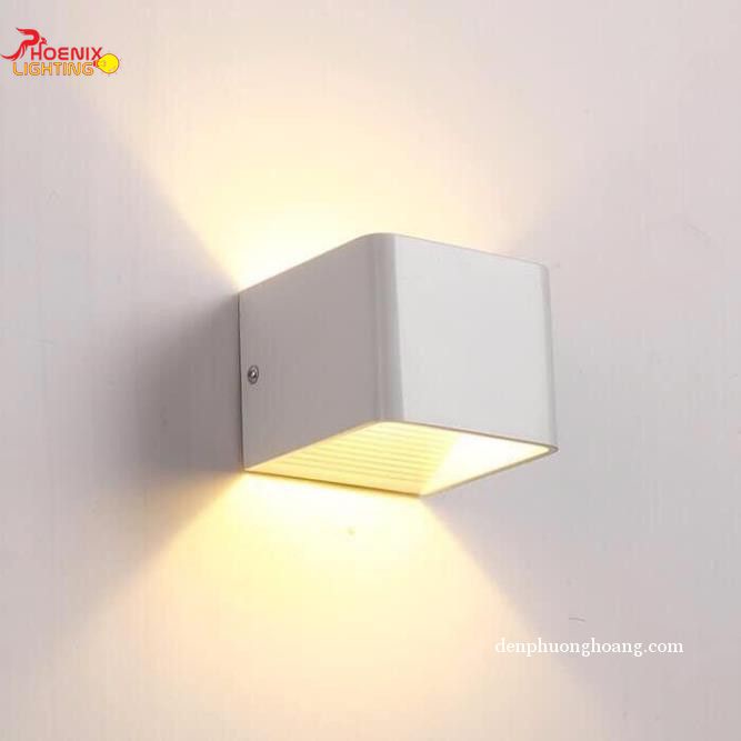 Đèn tường LED hình vuông trang trí - đèn hắt tường hình vuông trang trí nội thất