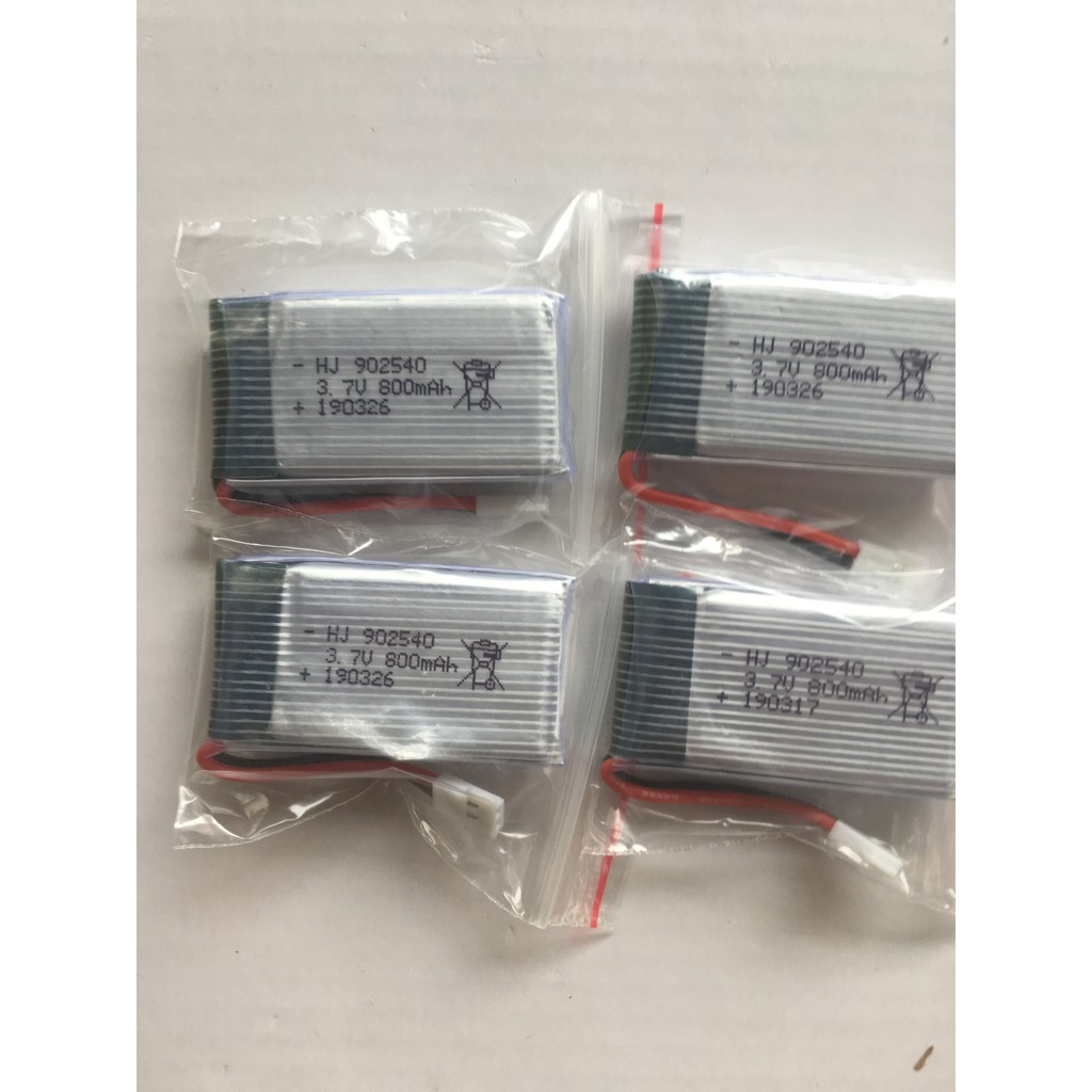 Pin máy bay điều khiển 3.7V800mah, flycam, xe đồ chơi