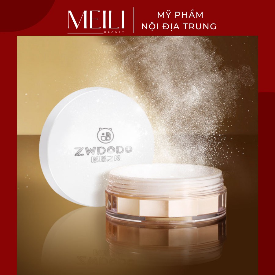 Phấn Phủ Dạng Bột Chống Thấm Nước, Kiểm Soát Dầu Hiệu Quả ZWDODO - Meili Beauty