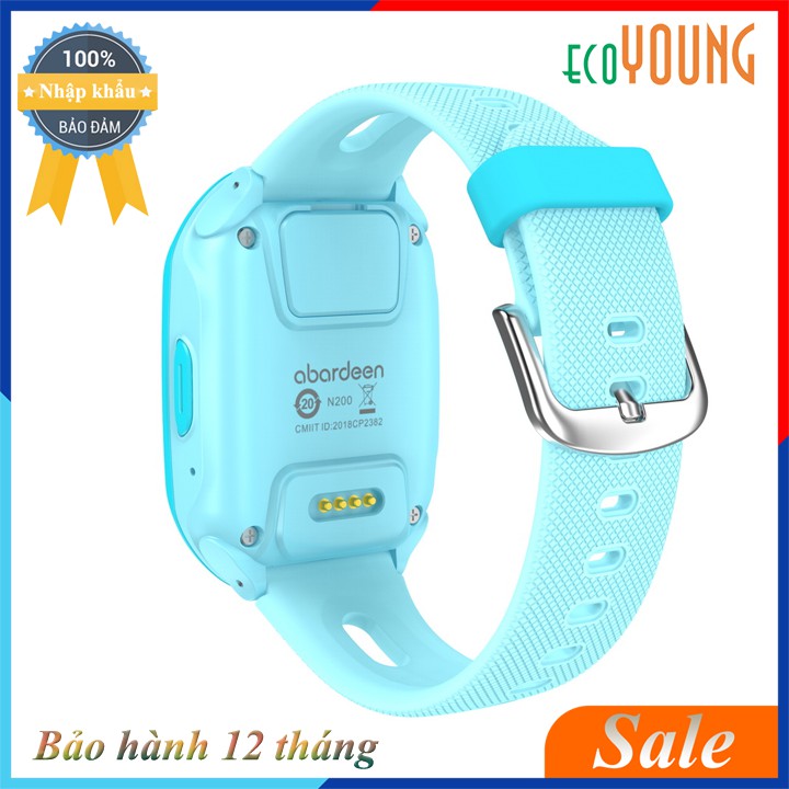 [Siêu sale] Đồng hồ định vị trẻ em Abardeen N200 - Chế độ rung - Chống nước - Xanh dương