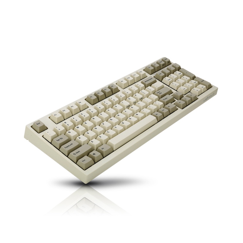 Bàn phím cơ mini máy tính không dây có dây chơi game gaming cao cấp giá rẻ bluetooth Leopold FC980M PD White Grey 78211
