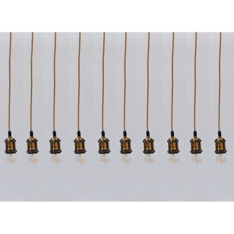 bỘ 10 Dây đèn thả cổ điển bóng Led Edison G45 4W