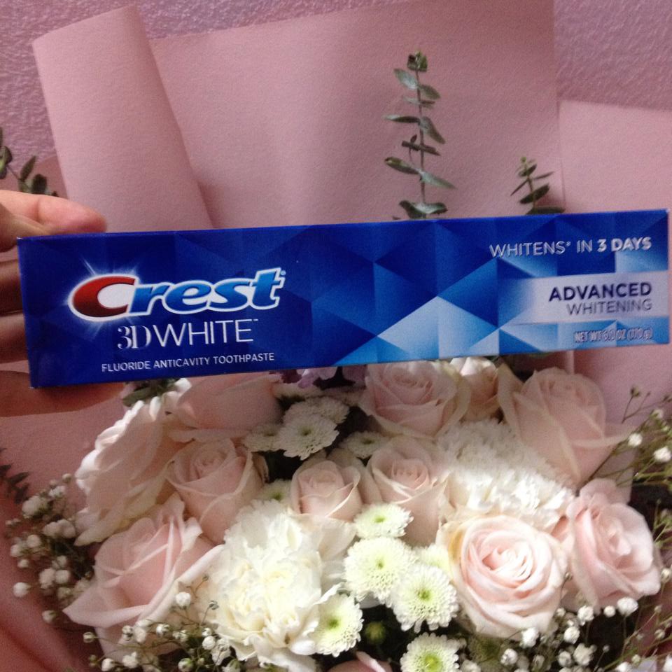 Kem đánh răng 3D Crest 170gr, Kem đánh răng 3D Crest White làm trắng răng 170gr