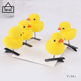 Kẹp Tóc Hình Chú Vịt 3D Dễ Thương