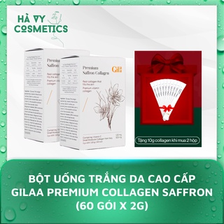 Bột Uống Collagen Cao Cấp Kết Hợp Saffron – Gilaa Premium Collagen Saffron (60 gói x 2g)