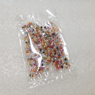 Cườm gãy trộn đủ màu hạt 3mm làm trang sức trâm cài phụ liệu handmade