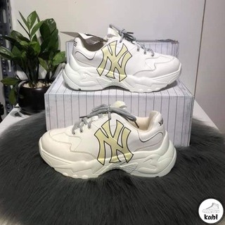 Giày MLB Yankess NY Màu Trắng In (1:1) Nam Nữ Bản Chuẩn