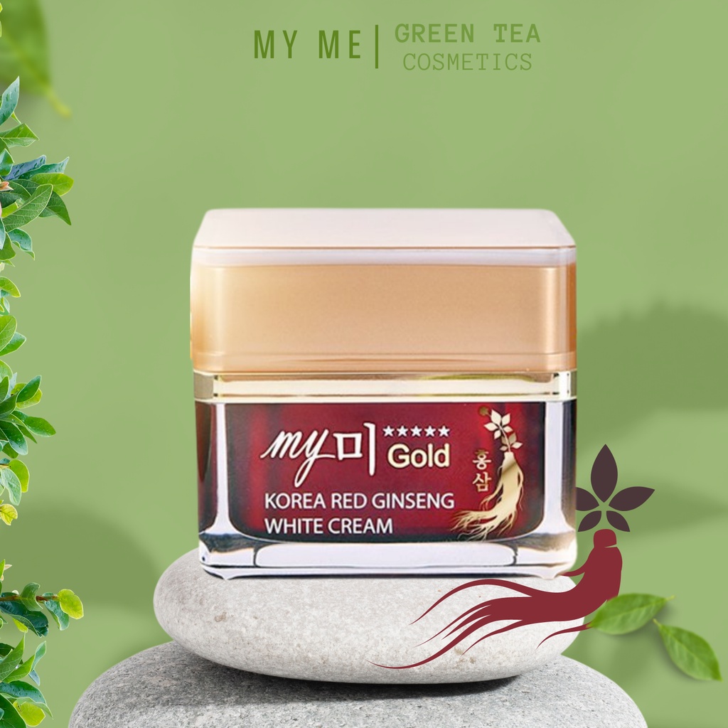 Kem Sâm dưỡng trắng da Hàn Quốc My Me Gold Korea Red Ginseng White Cream 50ml