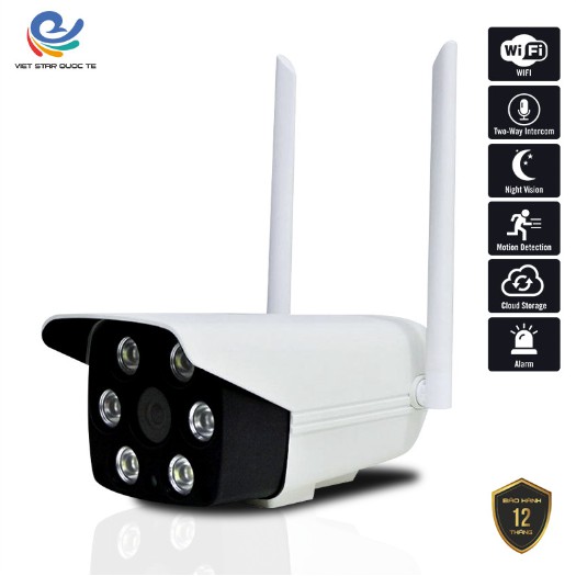 Camera Wifi - IP Ngoài Trời 23DK200 - Phiên Bản Nâng Cấp Camera An Ninh Việt Star Quốc Tế