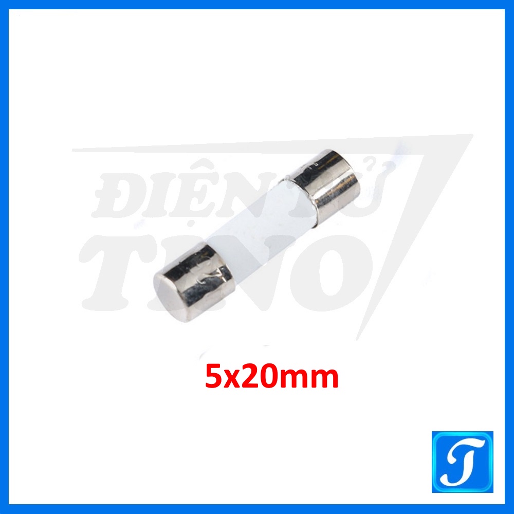 Cầu Chì Sứ 1A 2A 3A 4A 5A 6A 10A 15A 20A 250V 5x20mm 6x20mm