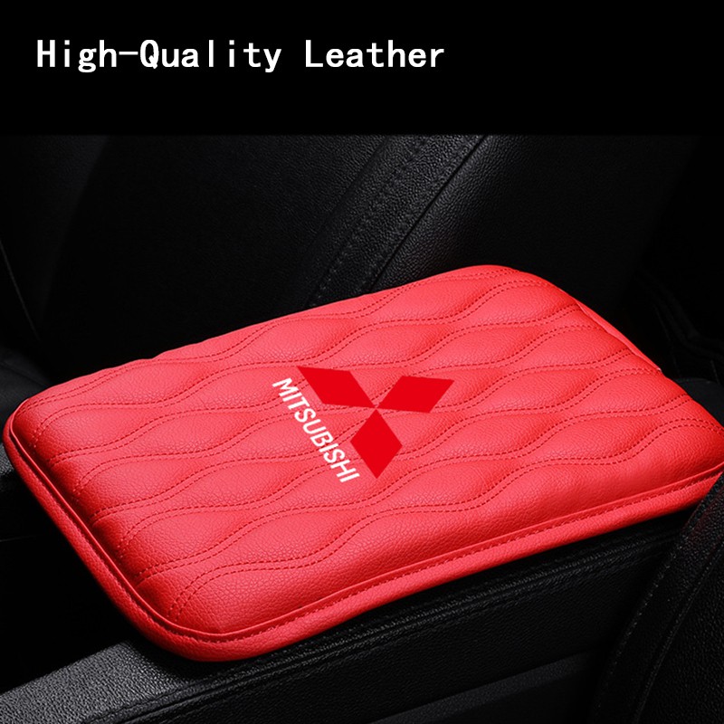 Đệm Da Lót Hộp Tỳ Tay Xe Hơi Chống Nước Cho Mitsubishi Xpander Triton Lancer Evo Asx Mirage Outlander Grandis Pajero Attrage Airtrek L200