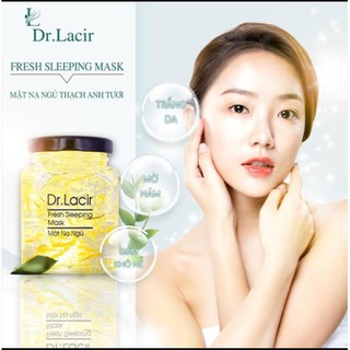 MẶT NẠ NGỦ THẠCH ANH TƯƠI DR.LACIR hộp 100gr - cấp ẩm da, phục hồi da (mặt nạ ngủ)