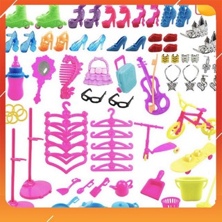Set phụ kiện búp bê 98 món bằng nhựa ADHSHOP