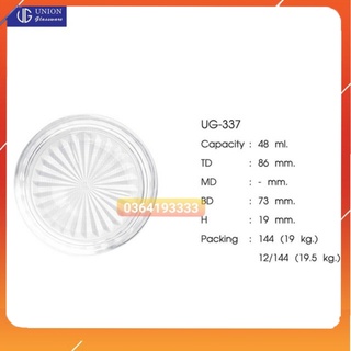 Đĩa thuỷ tinh kê ly cốc UG 337 6 cái