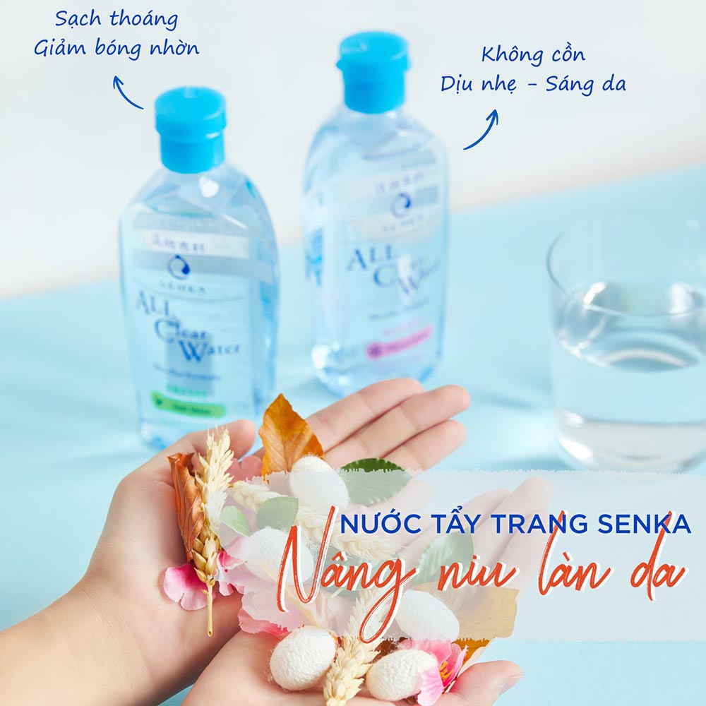 Nước Tẩy Trang Micellar Senka All Clear Water White 230ml