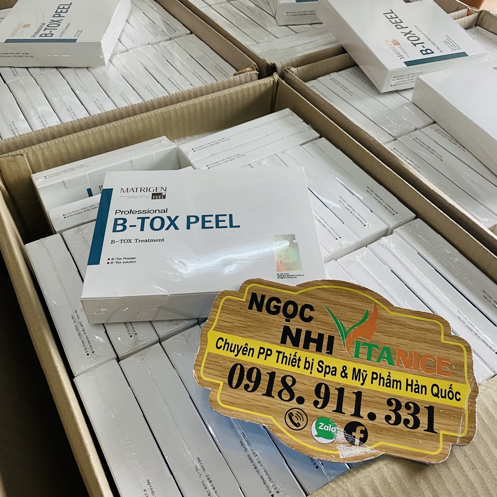 B-Tox Peel 2 màu - Thay Da Sinh Học Vi Tảo Korea