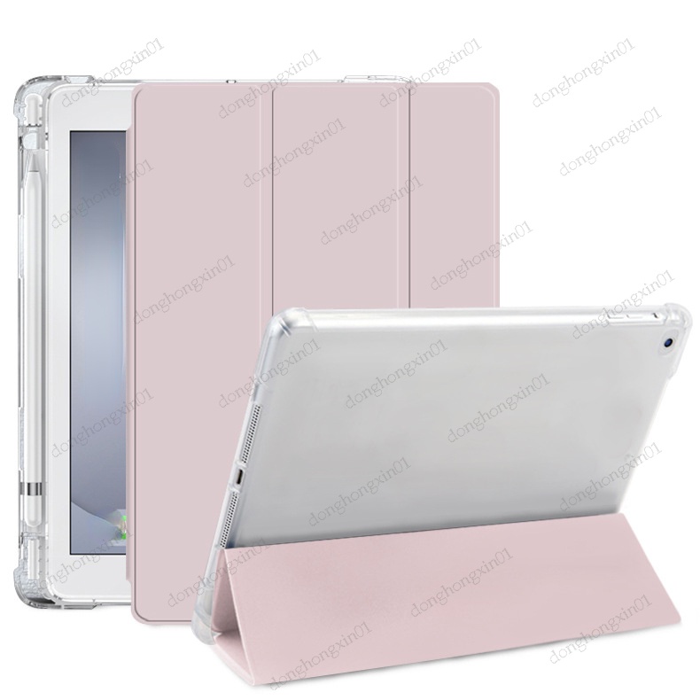 Bao Da Máy Tính Bảng Mềm Mỏng Có Ngăn Đựng Bút Cho iPad Air 5 Pro 11 / 10.5 / iPad 10.2 / 9.7 mini 6 / 5 / 4
