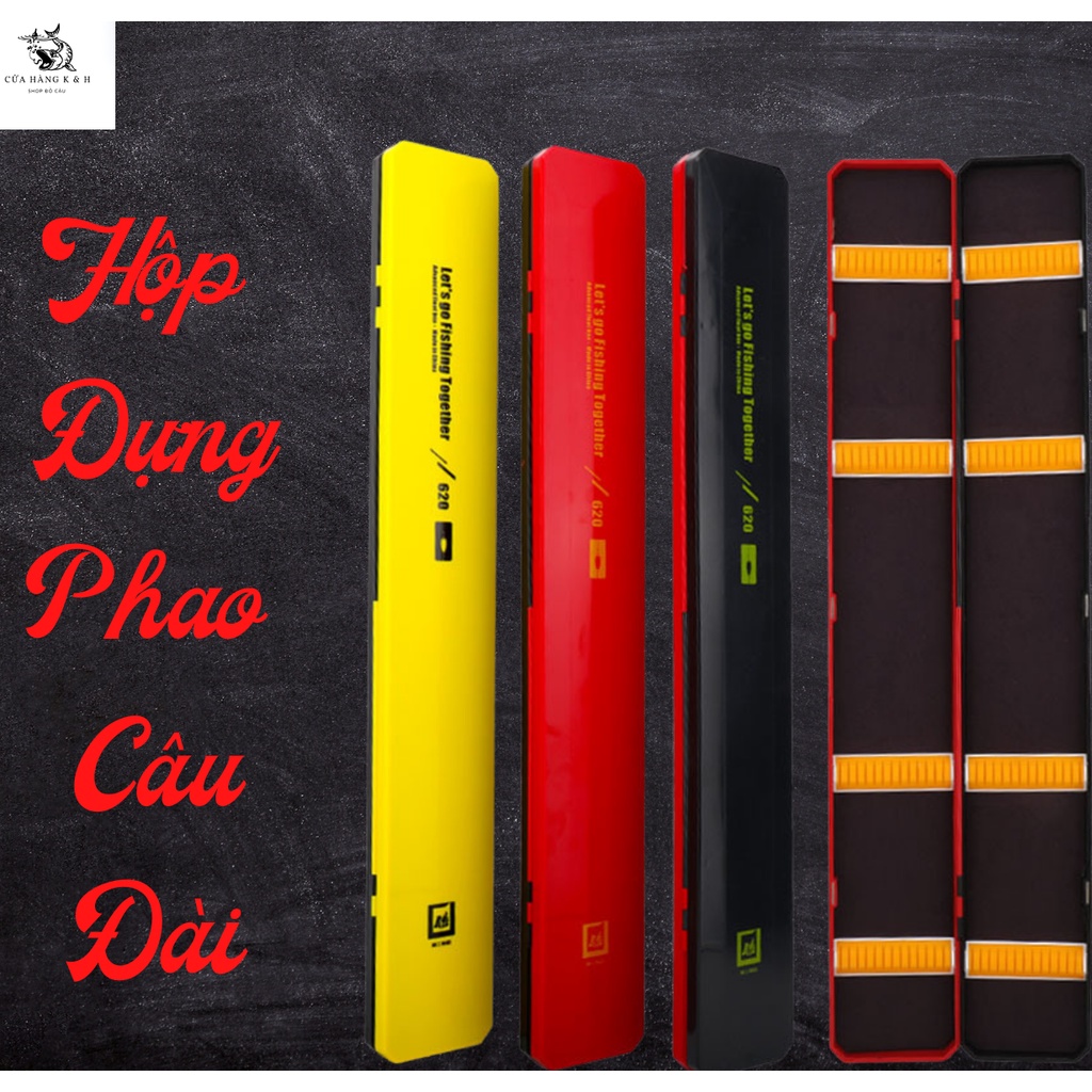 Hộp Đựng Phao Câu Đài Chất Liệu Nhựa ABS Chắc Chắn Có Kích Thước 55,62cm
