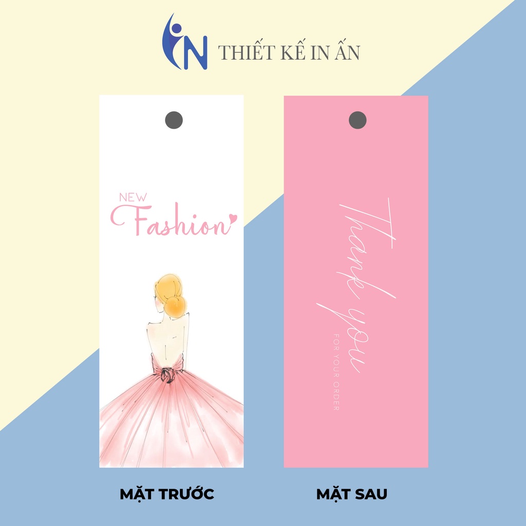 Mác quần áo combo 100 mác + 100 Dây Treo Thẻ Bài - Dây Dù Xâu Tag (Mác) Quần Áo