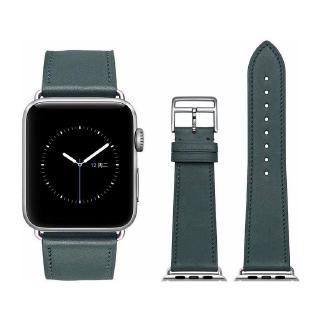 Dây Da Màu Xanh Lá Khóa Kim Loại Cho Đồng Hồ Apple 42mm 40mm 44mm Iwatch Series 5 4 3 2 1