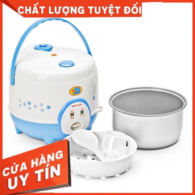 [HÀNG CHÍNH HÃNG] NỒI CƠM ĐIỆN HAPPYCOOK 0.6 LÍT HC-060 AT Cao Cấp