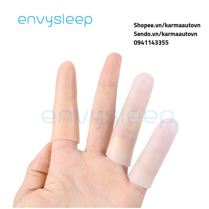 Lót Silicon bảo vệ ngón tay Envysleep, giảm đau chai ngón, trầy xước, bầm tím