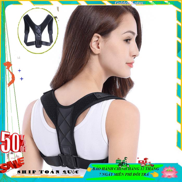Đai chống gù lưng, cong vẹo, định hình cột sống, cổ, vai, gáy-Đai định hình cơ thể chống gù lưng