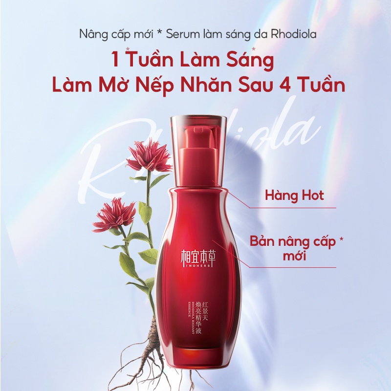 Tinh chất rhodiola INOHERB chống oxy hóa làm sáng da 40g