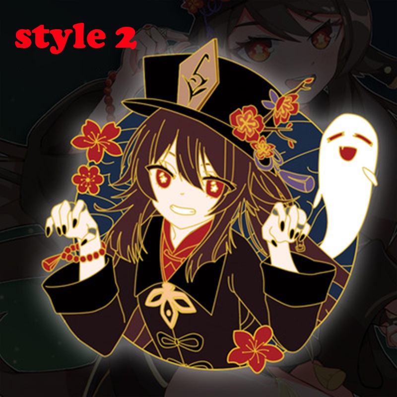 Ghim Cài Áo Hình Nhân Vật Hutao Eula Lawrence Lumine Trong Genshin